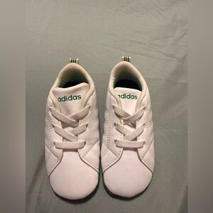 Adidas Toddler Sneakers - White/Green - Size 4K